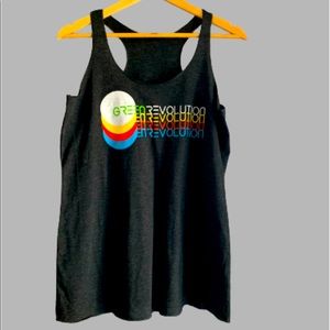 Graphic Tank top “Green Revolution”